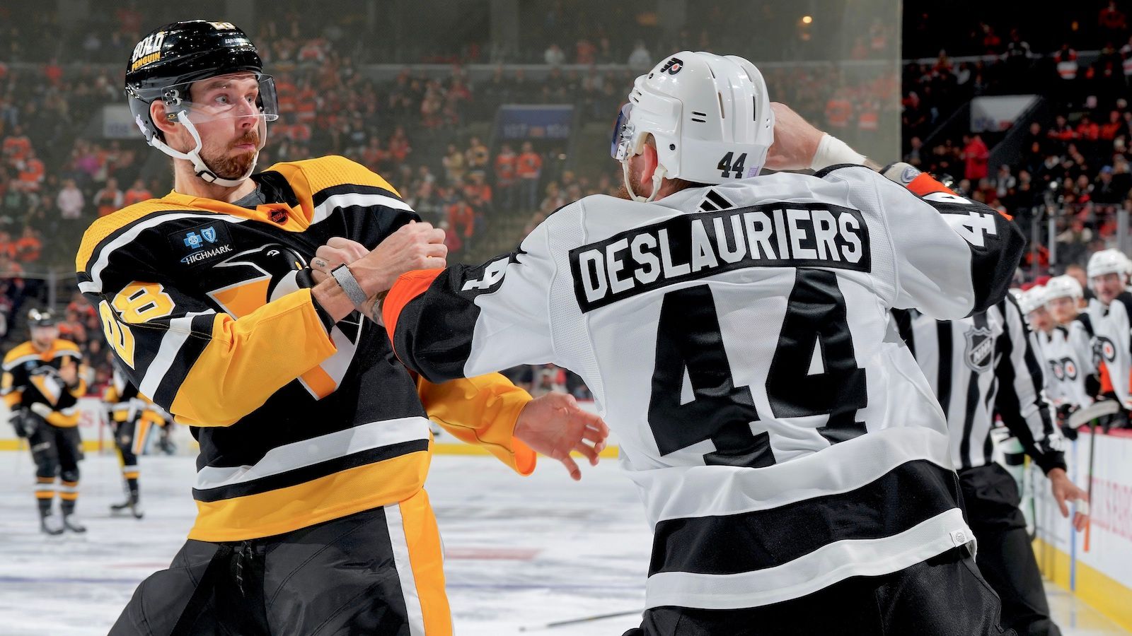 Penguins Marcus Pettersson Shows Ultimate Loyalty In Fighting Flyers